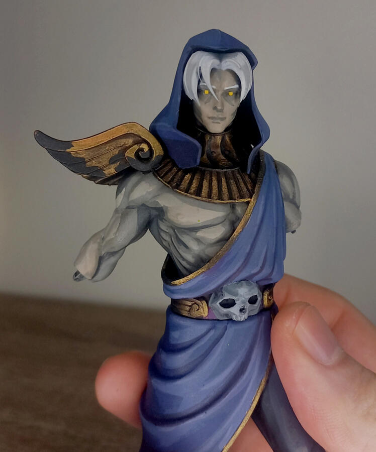 H3llCreator's Thanotos, from Supergiant Games' Hades, Partially assembled.